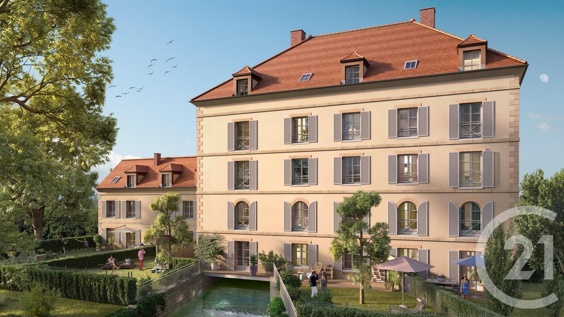 Appartement F2 à vendre - 2 pièces - 44.45 m2 - COURTEUIL