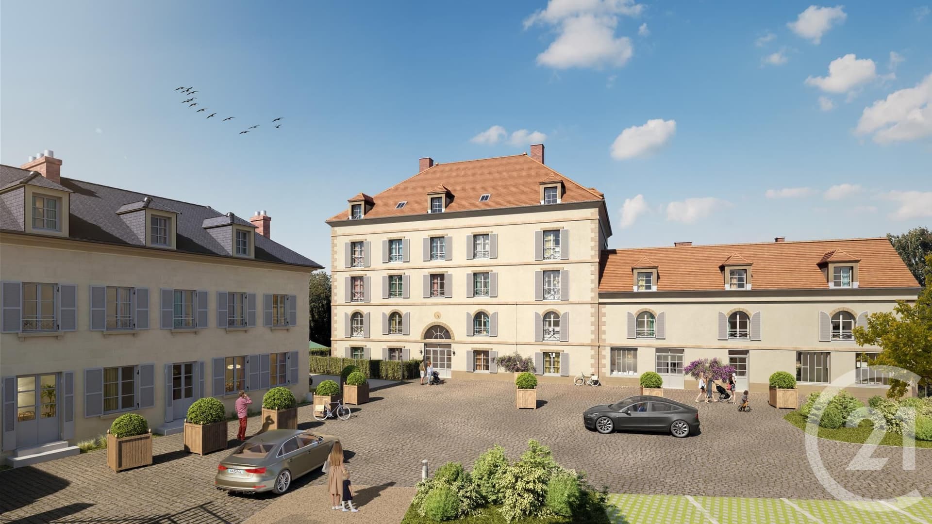 Appartement F2 à vendre - 2 pièces - 48.95 m2 - COURTEUIL